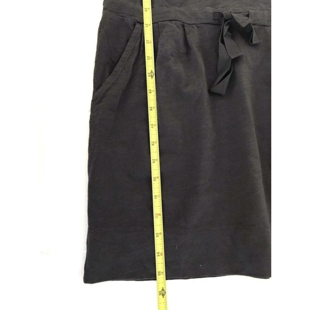 J. Crew | T-shirt Dress Women Size M Gray Cotton Short Sleeves Crew Neck Popover